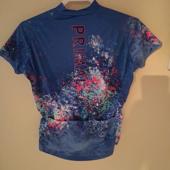 Primal Blue Multicolor Cycling Jersey - Picture 1 of 2